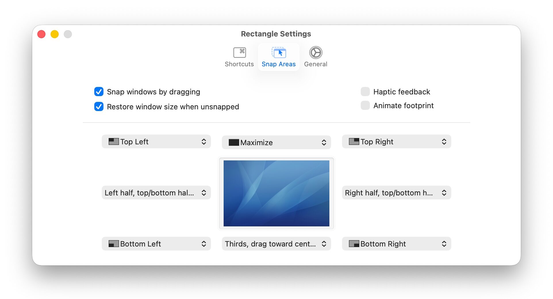 Mac免费软件：Rectangle分屏窗口管理