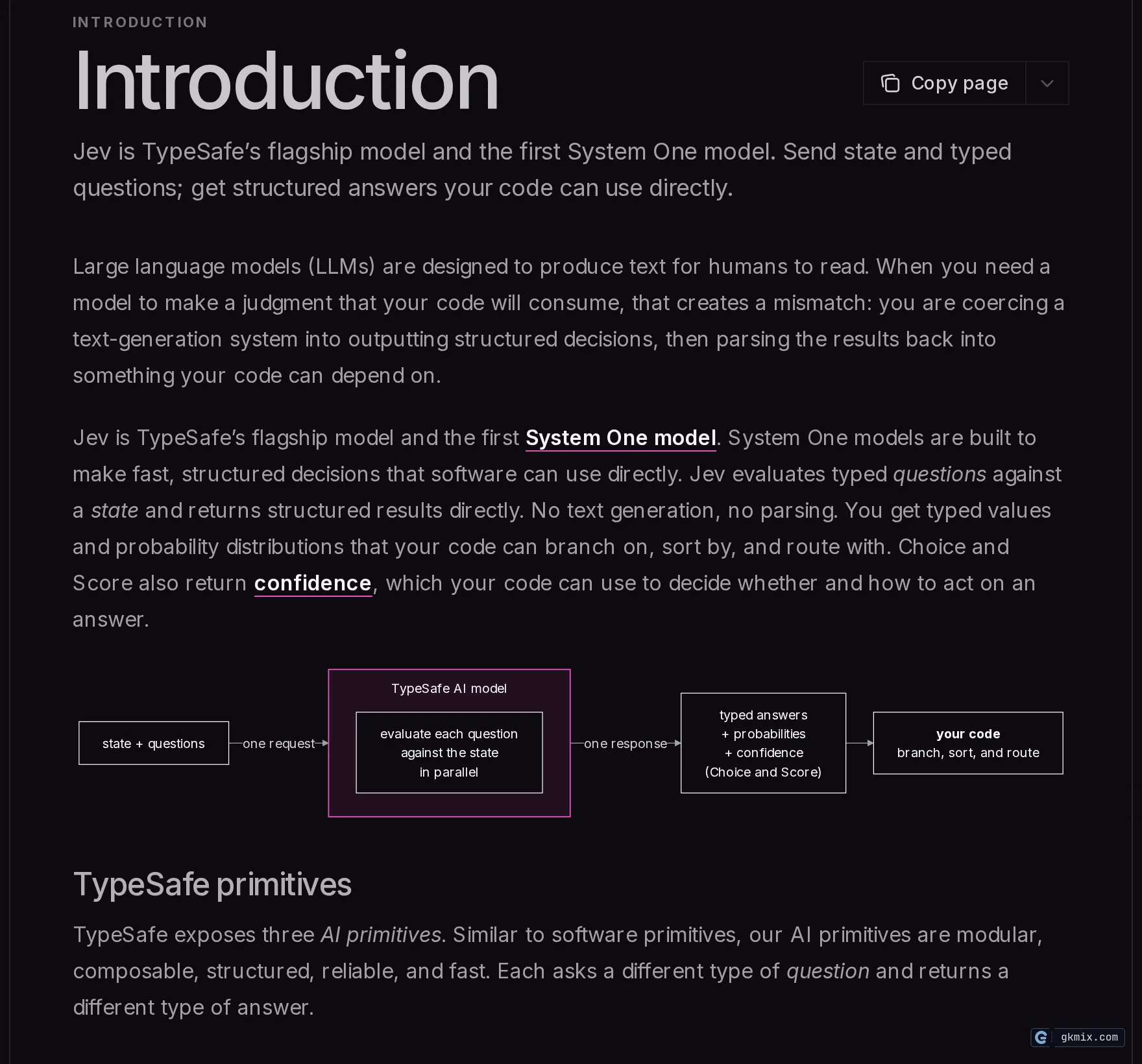 TypeSafe 官方文档:Jev 与 System One 模型的工作流程说明